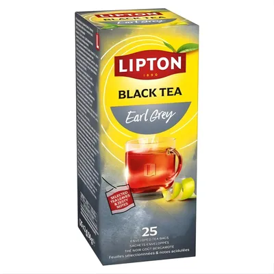 Produktbild von Lipton - Tee Lipton Feel Good Selection Tea Earl Grey 25x1.5gr | Packen Sie ein 25 -Stück | 6 Stück