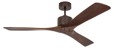Produktbild von Deckenventilator Macau mit Fernbedienung Bronze / Nussbaum 132 cm