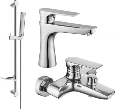 Produktbild von Mexen Axel DF72 Badewannenset, Chrom - 73803DF72-00