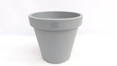 Produktbild von Pflanzkübel E&K, grau, rund Ø 80 cm, Pflanztopf Blumentopf Kübel XXL groß