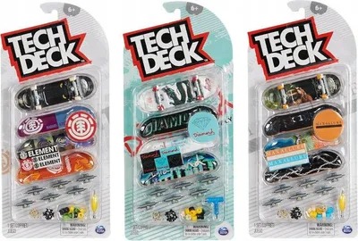Produktbild von Tech Deck - 4er-Set Fingerboards, Set mit 4 authentischen Fingerboards der Skate-Athleten der Olympiade 2024 in Paris, zum Skaten und Sammeln, für Kids ab 6 Jahren, Griffbrett, 6 Jahr(e)