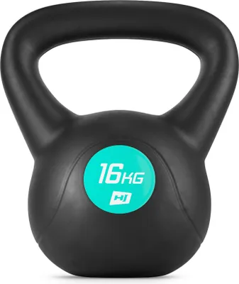 Produktbild von Hop-Sport Činka Kettlebell | Vinylová činka 16kg | Hojdacia činka | Ergonomická rukoväť