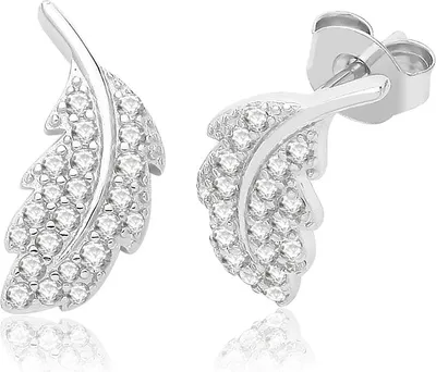Produktbild von Wunderschöne 925 Sterling Silber (Rhodiniert) Damen - Paar Ohrstecker mit Zirkonia - 7mm*15mm; TRS33405