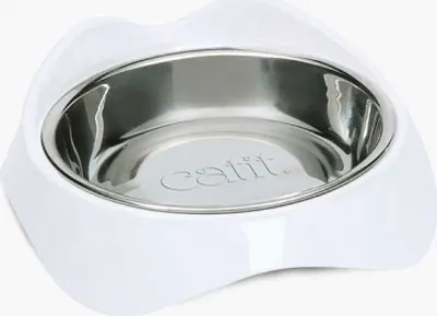 Produktbild von Futternapf für Katzen Catit Weiß Edelstahl