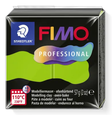 Immagine prodotto di FIMO 8040-51 Argilla da modellare FIMO PROFESSIONAL, indurimento a forno, 57 g, verde chiaro