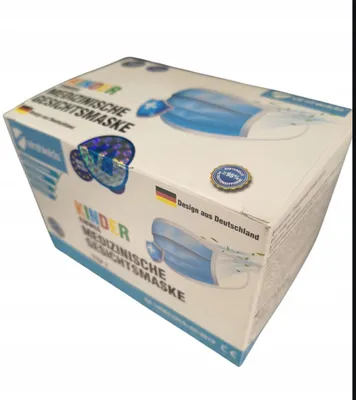 Zdjęcie produktu dla Maska Ochronna Virshield VIRSHIELDS niebieski 50 szt. Do Ochrony I Higieny
