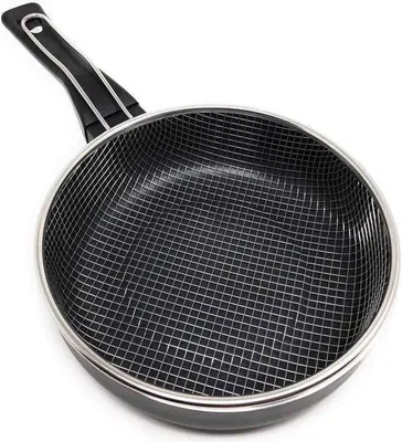 Immagine prodotto di Friggitrice a induzione in alluminio e acciaio, 24 cm, nera