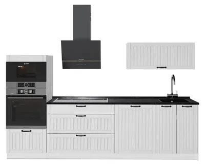 Obrázek produktu pro Kuchyňský kout Vicco Fame-Line Bílý venkovský dům/Bílá 280 cm, PD Antracit, Model 64735