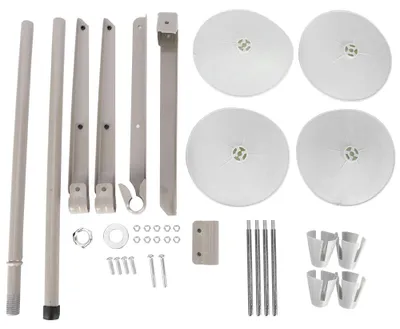 Produktbild von Nähmaschinen-Garnhalter aus Metall, Zubehör für Nähmaschinen, 4 Stück