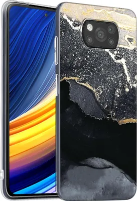 Immagine prodotto di Custodia per Xiaomi Poco X3 Pro / X3 Copertura protettiva Marble Motif Custodia per telefoni cellulari Silicone Slim Cover