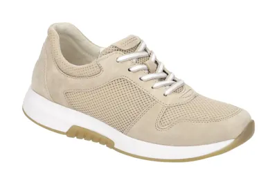 Produktbild von Gabor ROLLINGSOFT Damenschuhe - bequeme Schnür- Halbschuhe beige Freizeit NEU