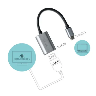 Image de I-TEC i-tec Metal USB-C HDMI Adapter 4K/60Hz