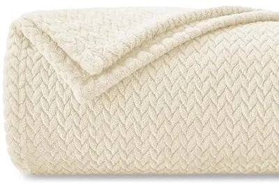 Zdjęcie produktu dla Koc polarowy flanelowy miękki 130X150 cm narzuta na sofę prezent