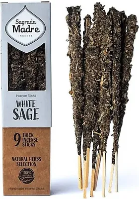 Image de Encens à base de plantes Sagrada Madre Sauge blanche - lot de 2 pièces - ± 44 g