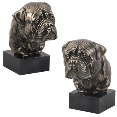 Produktbild von Art-Dog Büste Bullmastiff – Bronzepulver-Harz-Guss