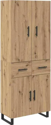 Immagine prodotto di Credenza 2 pcs Rovere artigianale 69,5 x 34 x 180 cm