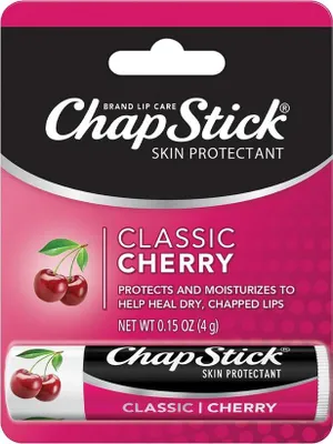 Obrázek produktu pro ChapStick | Balzám na rty, ochrana proti mrazu, rtěnky, hydratační | Classic Cherry-Cherry Classic, 4g
