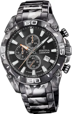 Produktbild von Festina Herrenuhr Chrono Bike Armbanduhr Edelstahl grau schwarz D2UF20710/1