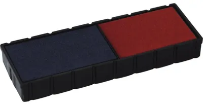 Produktbild von Colop Ersatzkissen E/12/2 107147 blau/rot 2 St./Pack