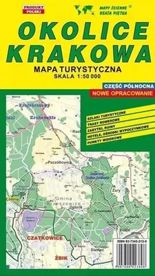 Zdjęcie produktu dla Okolice Krakowa Półn. 1: 50 000 mapa turystyczna