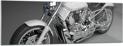 Produktbild von Bilder auf glas - Motorrad Geschwindigkeit Motor - 160x50cm - Glasbilder - Wandbilder - Kunstdruck - zum Aufhängen bereit - Wanddekoration aus Glas - Glas Bilder - Wandbild auf Glas - GAB160x50-0516