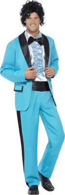 Produktbild von Smiffys - "80s Prom King" Kostüm-Anzug - Herren SM3166 (M) (Blau)