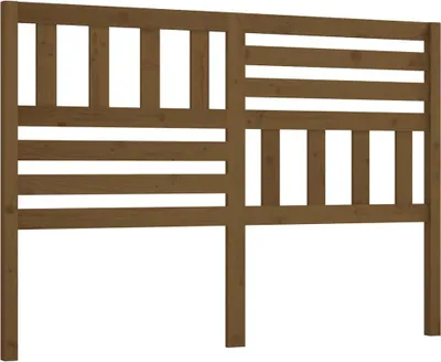 Produktbild von vidaXL Kopfteil Honigbraun 141x4x100 cm Massivholz Kiefer
