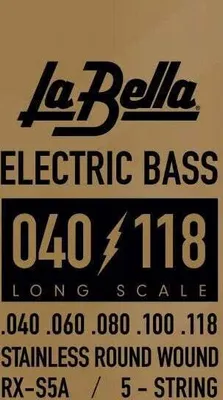 Produktbild von La Bella RX-S5A Saiten für 5-saitigen E-Bass, Saiten für 5-Saiter E-Bass