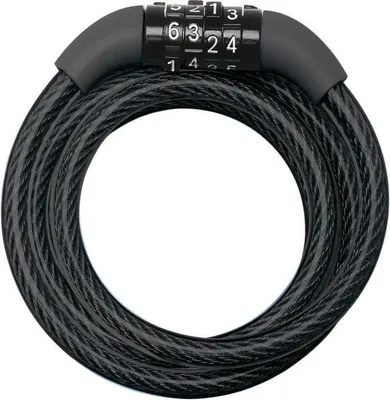 Image de Antivol Vélo à Câble Master Lock, 1,2 m Longueur, 8 mm Diamètre, Acier Torsadé