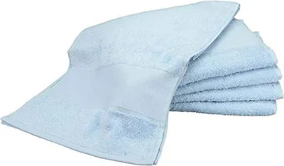 Produktbild von A&R 703.50 | PrintMe Sport Towel / 30 x 140 cm - Farbe: Light Blue - Größe: 30 x 140 cm