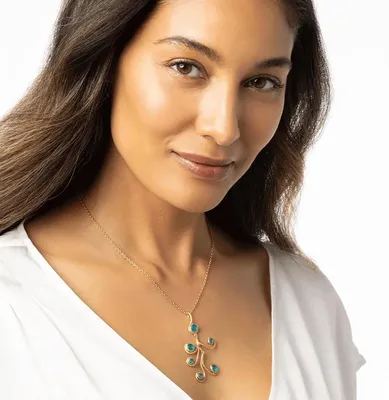 Imagen del producto de Collar de estilo Art Déco, modelo "Espiral".