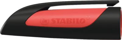 Produktbild von Kappe für Schulfüller - STABILO EASYbuddy in schwarz/rot - einzeln