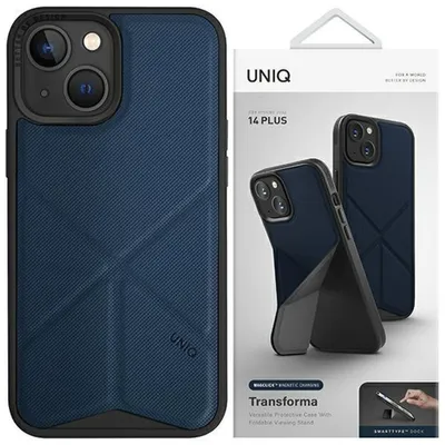 Zdjęcie produktu dla Etui Uniq Transforma Na Iphone 14 Plus Magclick Charging - Niebieskie