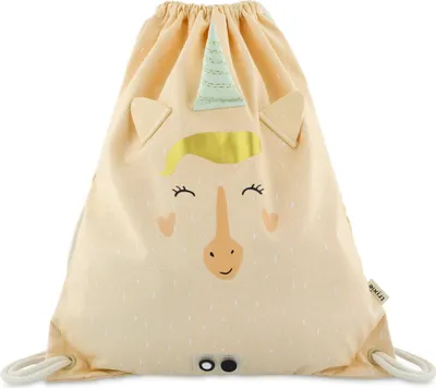 Produktbild von Trixie Turnbeutel Frau Unicorn, 40x34x2 cm, wasserabweisend, mit Flatterohren
