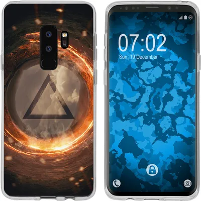 Produktbild von PhoneNatic Case kompatibel mit Samsung Galaxy S9 Plus Silikon-Hülle Element Feuer M3