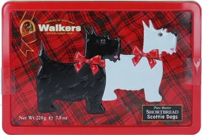 Produktbild von Walkers Scotty Dog Shortbread Tin 220 g, 1er Pack (1 x 220 g)