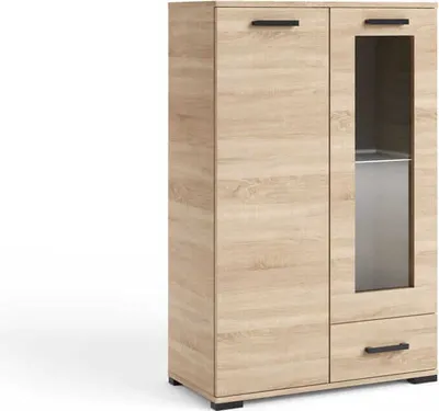 Produktbild von Hochkommode 80 cm Futura F4 Eiche Sonoma