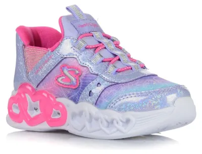 Zdjęcie produktu dla Skechers Sneakers INFINITE HEART LIGHTS ETERNAL SHIMMER, fioletowe, rozmiar 22 (303755N)