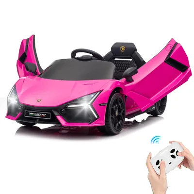Produktbild von Lamborghini Revuelto, 12V Kinder-Elektroauto mit 2.4GHz Fernbedienung, drei Geschwindigkeitsstufen, Rosa