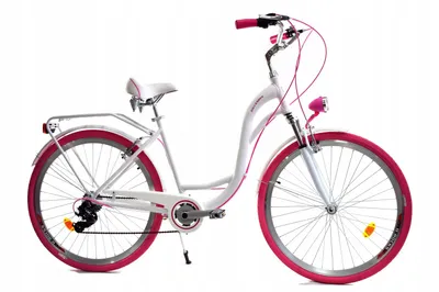 Zdjęcie produktu dla Rower Dallas City Alu 28" 7spd - biały z różem