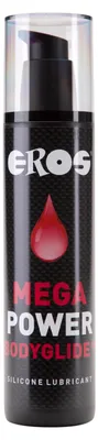 Produktbild von Eros Gleitgel Mega Power Bodyglide - 250ml - Silikonbasiert und mit hoher Viskosität - mit Kondomen kompatibel