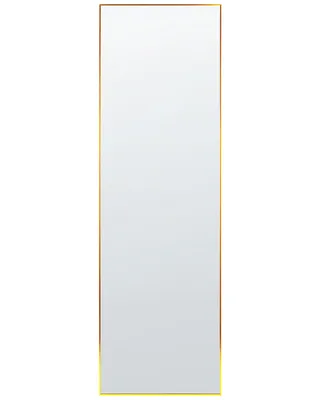 Obrázek produktu pro BELIANI Stojací zrcadlo zlaté hliníkový rám 50 x 156 cm obdélníkové se stojanem moderní design