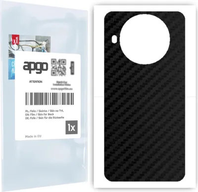 Produktbild von apgo Rückseite Schutzfolie für Cubot Note 20 -  Hinten Schutzfolie Carbon, Rückseite Folie schützt vor Kratzern und Fingerabdrücken
