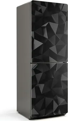 Produktbild von Dreidimensionale Geometrie – Magnetische Kühlschrank Abdeckung – Dekorfolie magnetisch Küche – Kühlschrank Magnet Deko – selbstklebende Magnettafel – Magnetfolie für Kühlschranktür – 70x190 cm