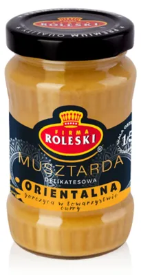 Obrázok produktu pre Horčica Roleski Orientalischer Delikatess, jemná s kari, 175 g