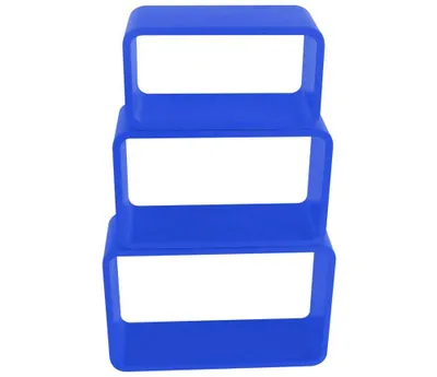 Produktbild von Blanche / Regal 3er Set / Blau