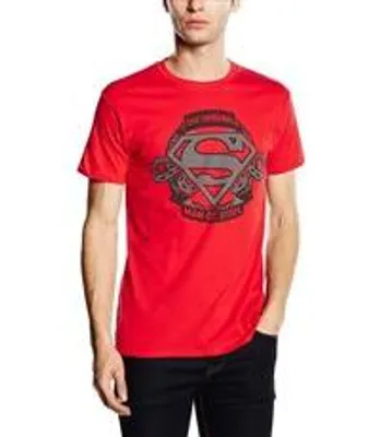 Produktbild von "Man of Steel" Herren-T-Shirt - Größe L