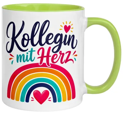 Produktbild von Tasse Kollegin – „Kollegin mit Herz - Danke für alles“ – Geschenk Beste Arbeitskollegin