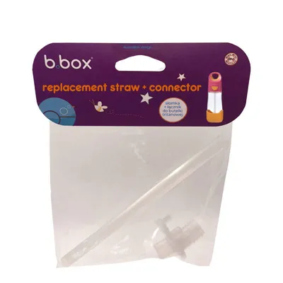 Produktbild von b.box Strohhalm-Set mit Konnektor für 450 ml Tritan-Flasche