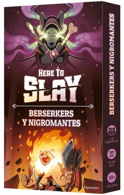 Produktbild von TeeTurtle Here to Slay Berserker und Nigromanants Strategiespiel für Erwachsene